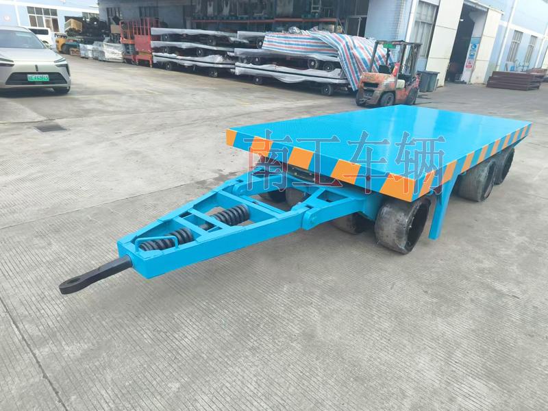 40吨重型星空买球(中国) 无动力牵引全挂工具拖车